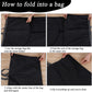 Long garment bags, dustproof clothing covers, moth-resistant clothing bags, wedding dress bags, foldable long coat bags, suitable for storing coats, shirts, suits and jackets (black)