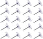 Pushpins, transparent pushpins, flat pushpins with steel points and transparent plastic heads, transparent pushpins for school, office, noticeboards, 150 pieces