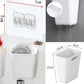 4-piece storage box set for kitchen cabinet doors, self-adhesive storage box for wall mounting, storage box for small items in wardrobes/bathrooms/fridges