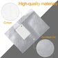 100 foil nail stickers, foil for gel nails, nail foil remover with pre-installed lint-free cotton pads for manicure and pedicure, nail art cleaner