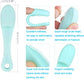 Gentle silicone facial cleansing brush - Manual facial cleansing brush - Soft and effective cleansing and massage - 5-pack