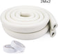 Edge protection strips, 2M * 2 rolls foam safety strips, anti-bump strips for kids, thickened soft protection strips, corner protectors for babies, children and toddlers - cream white