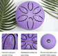 Ethereal Drums - Mini Steel Tongue Drum Kit - for sound healing, meditation and yoga - 3" 6-note - Great for beginners and relaxation - Lavender Purple - Mallets + Tabs + Bag
