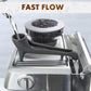 Espresso machine accessory - Water reservoir funnel - Water reservoir Quick access Espresso Long Funnel - Silicone Food safe - For coffee machines with rear water reservoir (Grey - 3 pieces)