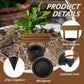 Self-watering flower pot insert - Automatic drip irrigation stakes for indoor and outdoor plants - Resort Plant Watering System - Slow watering stakes for potted plants