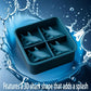 Shark Silicone Ice Molds - 3D Silicone Fun Shark Cube Maker - 4 Shark Fin Ice Cube Molds - Suitable for cold drinks, parties and home entertainment (3 pieces)