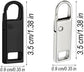 Reserve zips - 12-pack metal zips - removable - suitable for wallets - clothing - jeans - suitcases - luggage