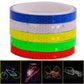 Reflective tape - 5 colours - Night safety - Reflective warning stickers - Waterproof - Outdoor - Reflective tape for bike wheels - Suitable for bikes, trailers and motorcycles