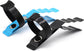 Magnetic Golf Cart Clamp - Aluminium Alloy Accessory - Fits Ring Sizes 30-70 - Strong Magnetic Clamp - Suitable for Golf, Barbecue, Fishing and Outdoor Use (2-pack - Black + Blue)