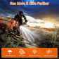 Bike light - IPX6 waterproof - Front and rear light - Rechargeable - Type-C charging port - 5+6 modes - Front and rear light combination - 300 lumens - Super bright - Night riding - Suitable for kids and adults - 106 g