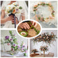 3 rolls of flower tape - 12 mm wide dark green flower tape for wrapping bouquet stems and DIY crafts - 30 metres per roll