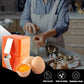 Egg slicer - for raw eggs - eggshell cutter - stainless steel eggshell slicer - eggshell separator