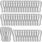Karabiner Hook - 50 pieces - M6 - Karabiner Hook Clip - Spring - Karabiner Hook - Keychain - For gym - Climbing lock - Karabiner Hook Clip - Hanging plants - Outdoor camping - Hiking
