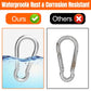 Karabiner Hook - 50 pieces - M6 - Karabiner Hook Clip - Spring - Karabiner Hook - Keychain - For gym - Climbing lock - Karabiner Hook Clip - Hanging plants - Outdoor camping - Hiking