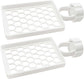 Set of two hangers, sponsor and sink organizer - drainage rack with clips - suitable for kitchens and bathrooms - reusable and removable - for holding soap and sponges - easy to install and adjust