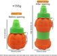 Collapsible silicone water bottle - 600 ml/20 oz - portable and lightweight - ideal for outdoor walks and indoor sports - handy for travel.