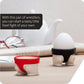 Egg Cup Holder – Egg Cup Holder (2-pack) | Egg Cups for soft-boiled and hard-boiled eggs - Fun sumo design - Great kitchen gift and breakfast helper