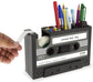 Retro Cassette Tape Pencil Holder - Multifunctional Pencil Holder - Creative Desk Organizer - Pencil Holder with Tape Holder