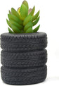 Flower pot holder in the form of a band - storage rack for accessories on the desk, at home and in the office - pot for succulents and cacti (pack of 2)