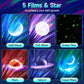 Starry Sky Projector Lamp - 300 Lighting Settings - Northern Light - 15 White Noise Bluetooth Projector Modes - Galaxy Party Light - Starry Sky Projector Light Cord with Timer - Room Decoration
