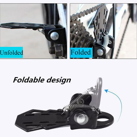 4-pack Mini Bike Rear Pedals - Foldable - Suitable for Mountain Bikes - Kids&