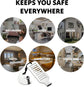 Doorstop - Portable door lock - Travel doorstop - Universal quick-install lock - Emergency lock - Child-safe doorstop - Anti-jam system - Theft security