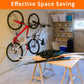 Heavy Duty Bike Hooks - 4-pack - Garage - Ceiling - Wall - Screw Mount - Bike Rack - Bicycle Storage and Hanging - Wall Mount - Black
