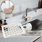 Set of two hangers, sponsor and sink organizer - drainage rack with clips - suitable for kitchens and bathrooms - reusable and removable - for holding soap and sponges - easy to install and adjust