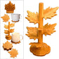 6 coasters in the shape of a maple leaf - heat-resistant and heat-insulating - suitable for dining tables, placemats, decoration, heat retention - also suitable for coasters, tableware and home refrigerators - tree-shaped design