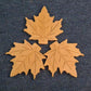 6 coasters in the shape of a maple leaf - heat-resistant and heat-insulating - suitable for dining tables, placemats, decoration, heat retention - also suitable for coasters, tableware and home refrigerators - tree-shaped design