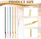 Vorken - 5 pieces - Augurkenvork - 8.66 inches - Long steel - Olive fork - 304 stainless steel - Augurkenprikker - Gripping tool - For making cocktails, desserts, fruit - 2 prongs - 5 colours
