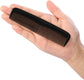 12-piece hair brush set - fine plastic hair brush in pocket size - unisex - fine comb (black)
