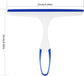2-Pack Shower Screen Glass Wipers - Suitable for cleaning shower screen glass doors, car windows-windshields-rearview mirrors and tiles - Wiper tool with hooks - Window cleaning Shower Screen Glass Wipers