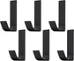 Strong adhesive hooks - 6 pack - suitable for hanging coats, bathrobes, towels and other items. Can also be installed in the shower to hang loofahs, towels, cloths, hats and other things.