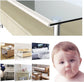 Edge protection strips, 2M * 2 rolls foam safety strips, anti-bump strips for kids, thickened soft protection strips, corner protectors for babies, children and toddlers - cream white