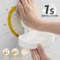 Shower soap dish, load capacity up to 3 kg, bathroom, soap dish with suction cup, wall-mounted, waterproof, no drilling required, removable shower storage container with suction cup, sponge holder, white plastic