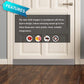 Door stopper, draft excluder, draft excluder, 37 inch, cuttable, draft excluder, insulator, sound insulation, heat insulation, insulation, insect repellent, suitable for indoor and outdoor doors, 1 pack, black