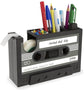 Retro Cassette Tape Pencil Holder - Multifunctional Pencil Holder - Creative Desk Organizer - Pencil Holder with Tape Holder