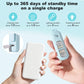 Rechargeable personal safety alarm for women - 130 dB self-defence keychain alarm - with strobe light and LED torch - bear alarm - rechargeable emergency safety alarm - suitable for night runners and children - blue
