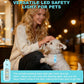 Rechargeable personal safety alarm for women - 130 dB self-defence keychain alarm - with strobe light and LED torch - bear alarm - rechargeable emergency safety alarm - suitable for night runners and children - blue