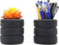Flower pot holder in the form of a band - storage rack for accessories on the desk, at home and in the office - pot for succulents and cacti (pack of 2)