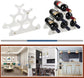 Countertop wooden wine rack - Compact and small wine rack - Tabletop wine organizer for 6 bottles of wine - Space-saving bar organizer for home