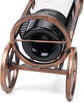 Desk wine rack - Bicycle-shaped wine rack for one bottle - Freestanding table wine rack and bottle holder - Wine gifts, home and bar decorations, and crafts