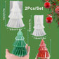 Set of two silicone Christmas tree candle molds - Christmas candle mold - DIY 3D silicone mold - silicone casting mold - suitable for making candles - making handmade soap - DIY crafts - Christmas decoration