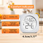 Hygrometer in 4-pack - Small digital hygrometer - With accurate indoor thermometer - Practical hygrometer suitable for bedrooms, kids&