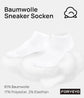 10 pairs of unisex sports socks - breathable cotton - short running socks - quarter socks - unisex (white)