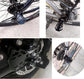 4-pack Mini Bike Rear Pedals - Foldable - Suitable for Mountain Bikes - Kids&