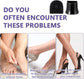Heel protectors - U-shaped - 4 sizes - Black - 12 pairs - Non-slip - Sound-dampening - Heel protection - Heel protectors - Suitable for stilettos
