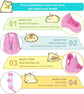 Water bowl for small animals - 3-in-1 hanging water bottle for hamsters - Automatic pet water bowl with stand - Suitable for dwarf hamsters, mice, rats and hedgehogs (80 ml - Pink)