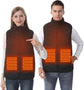 Heated vest for women and men with 9 heating zones, lightweight heating vest for winter (battery not included)
